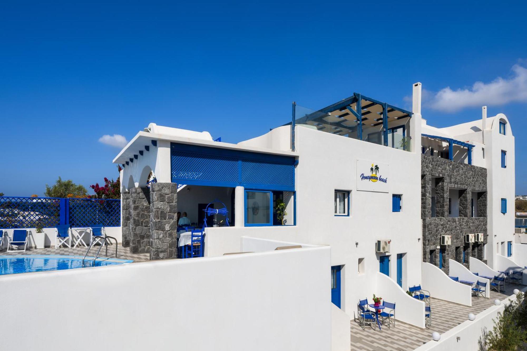 Honeymoon Beach Studios Perivolos  Exterior photo