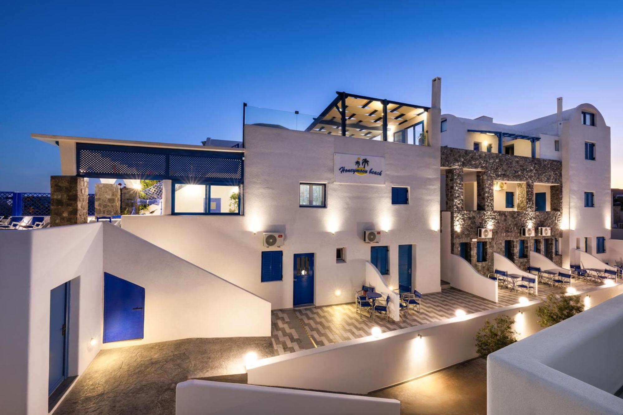 Honeymoon Beach Studios Perivolos  Exterior photo