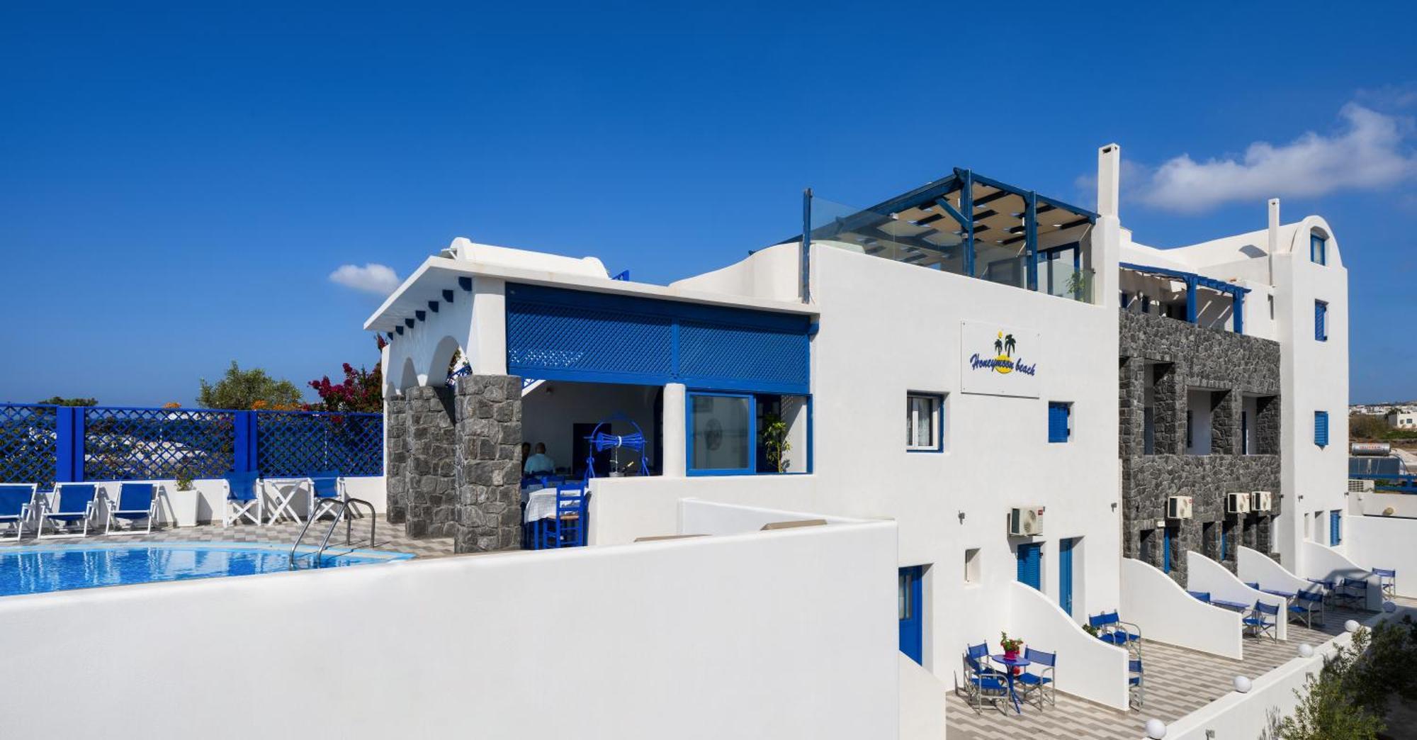 Honeymoon Beach Studios Perivolos  Exterior photo